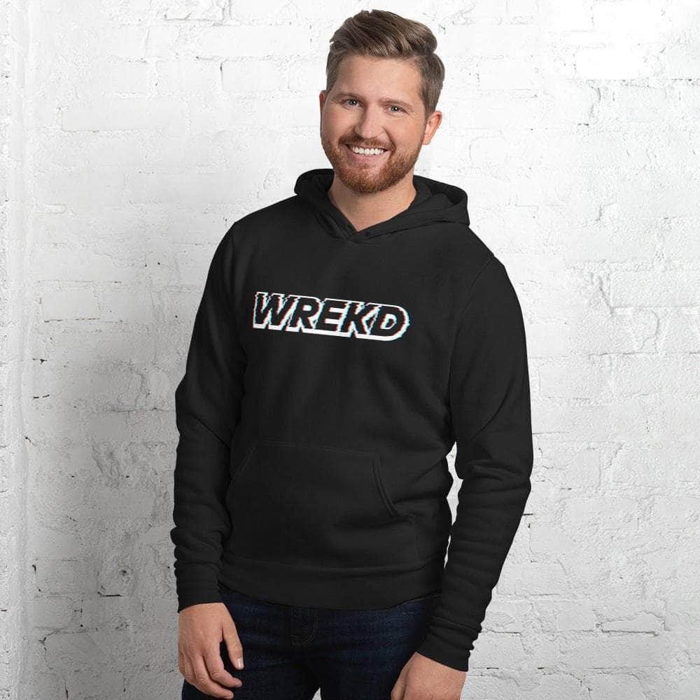 WREKD Analog OSD Unisex Logo Hoodie for fpv drones 1