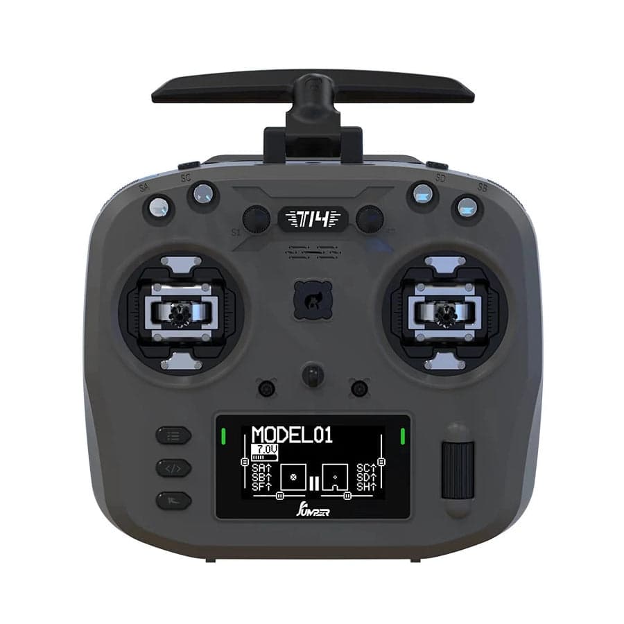 Jumper T14 Macarone ELRS 1W 2.4GHz VS-M HALL Sensor Gimbals 2.42" OLED Screen EdgeTX RC Transmitter - Choose Color for fpv drones 8