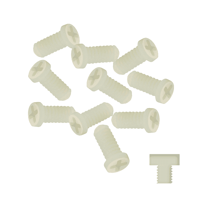WREKD M1.4, RENY, Phillips, Standard Head Screws for Micro / Tiny Whoop Drone Motors (20pcs) - Choose Length