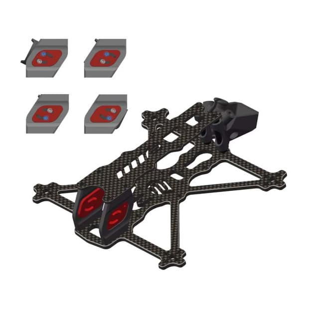 AlfaRC Fi-150 EVO FPV drone frame for fpv drones 4