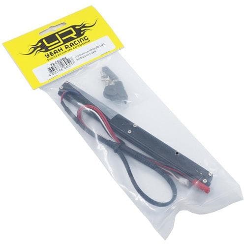Yeah Racing YA-0507BK 1/10 Aluminum White LED Light Bar Black For Crawler for fpv drones 1