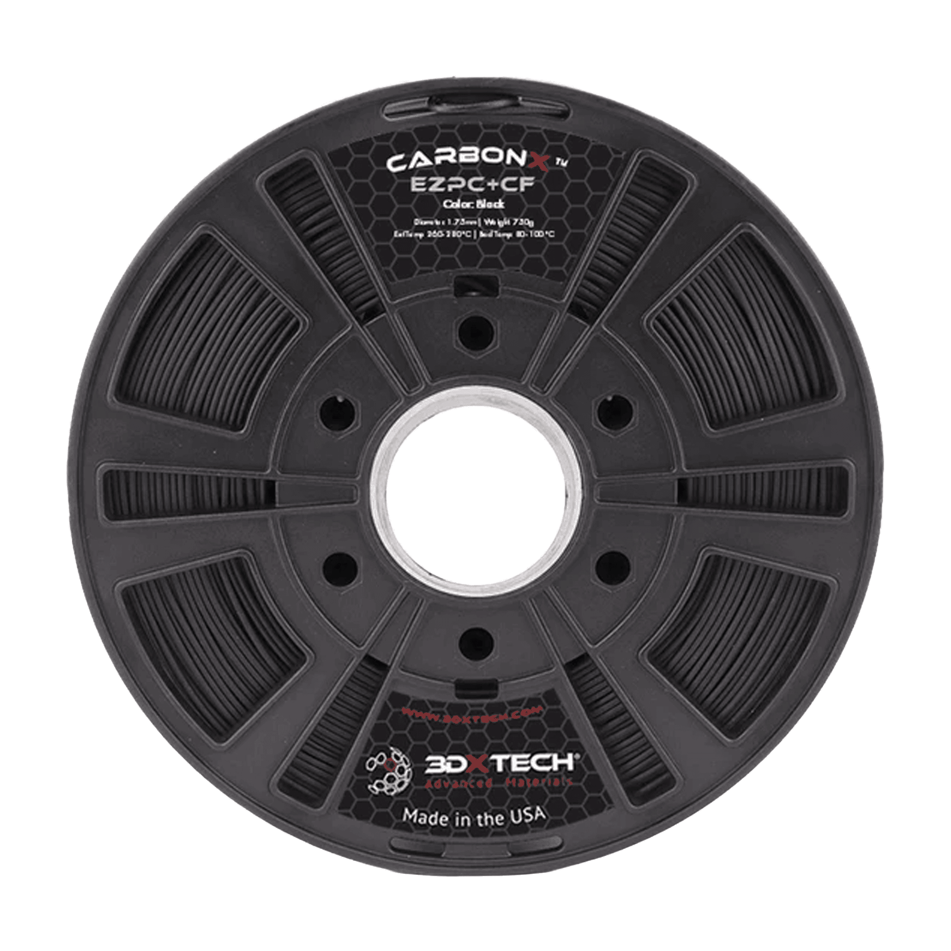 3DXTech EZPC+CF (Polycarbonate Carbon Fibre) 1.75mm Filament 2kg