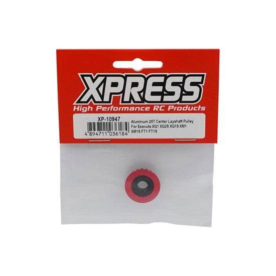 XP-10947, ALUMINUM 20T CENTER LAYSHAFT PULLEY for fpv drones
