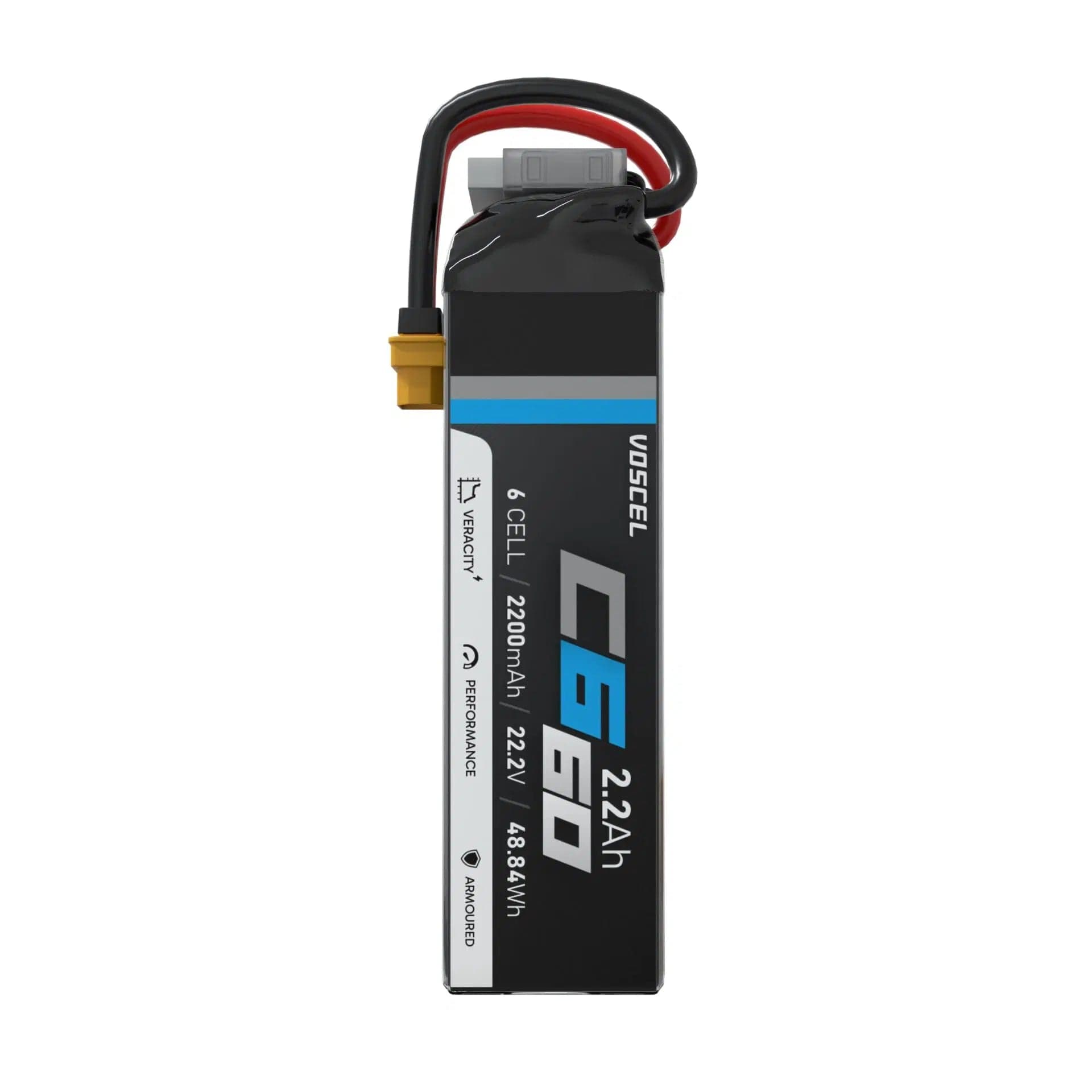 Voscel R660 2200mAh 6S 60C 22.2V 48.84Wh Battery with XT60 for fpv drones 4