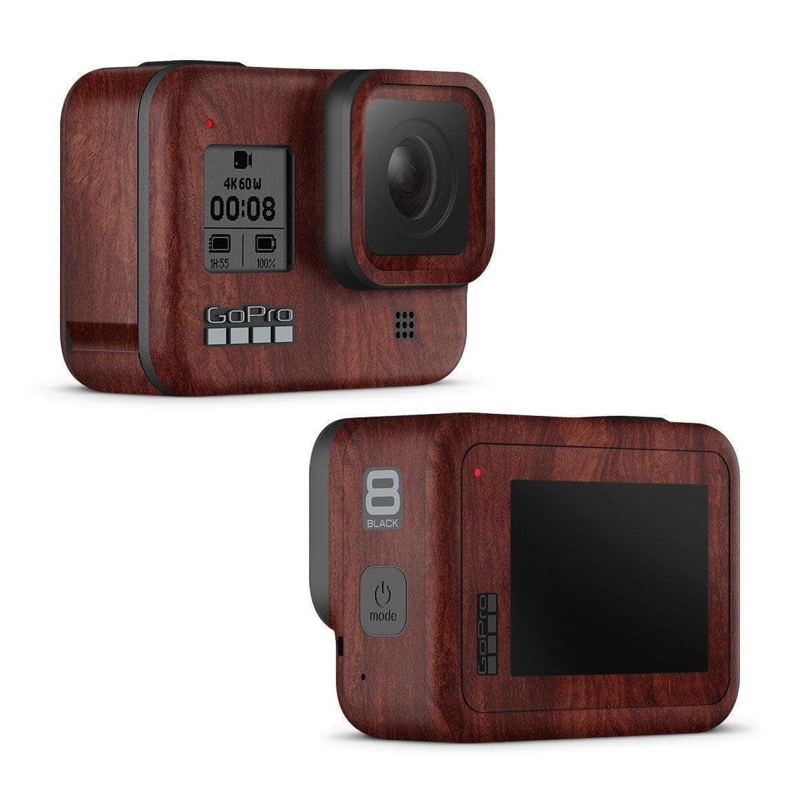 GoPro Hero 8 Black Wood Series Skins for fpv drones 1