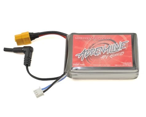 Thunder Power RC Adrenaline Fat Shark Goggle LiPo - 4000mAh 2-Cell for fpv drones
