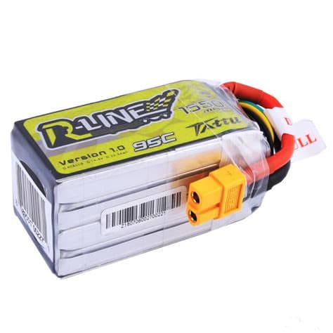 Tattu R-Line 1550mah 4S 95C Lipo Battery for fpv drones 2