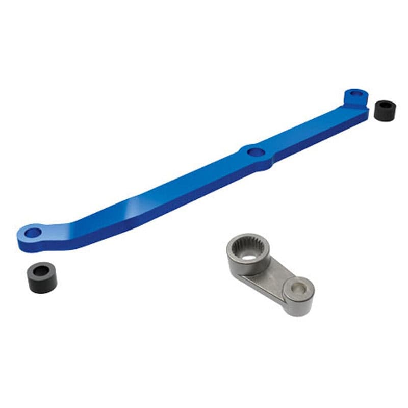 Traxxas 9748-BLUE TRX-4M Aluminum Steering Link w/Metal Servo Horn / Spacers (Blue) for fpv drones