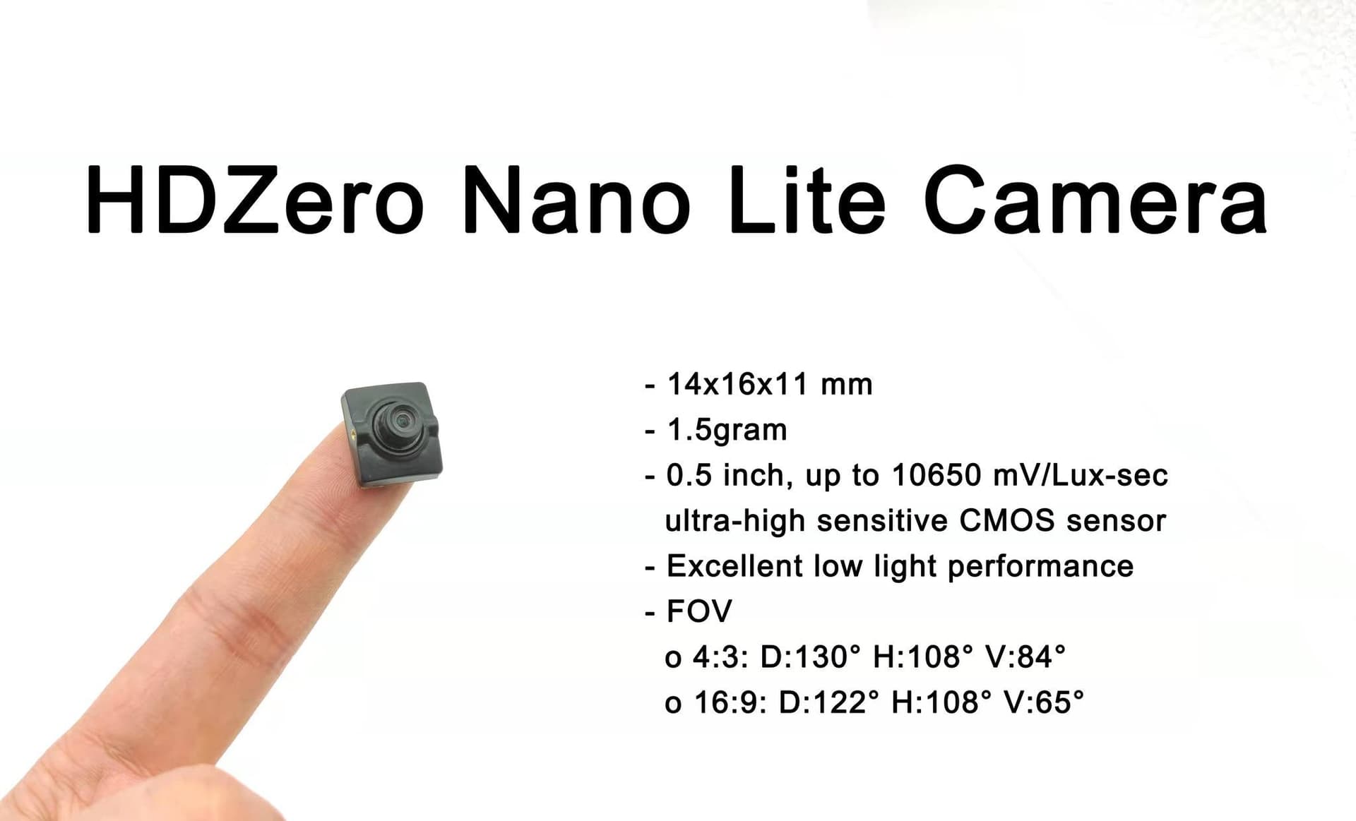 HDZero Nano Lite Camera (w/o MIPI Cable) HDZ3211 for fpv drones 2