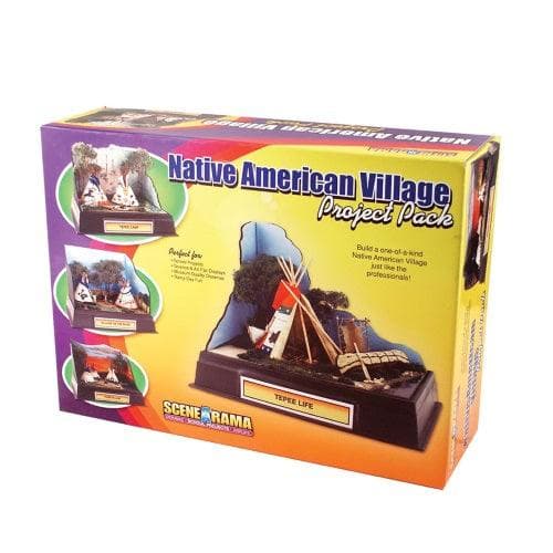 Woodland Scenics SP4280 Native American Village Project Pack for fpv drones 1