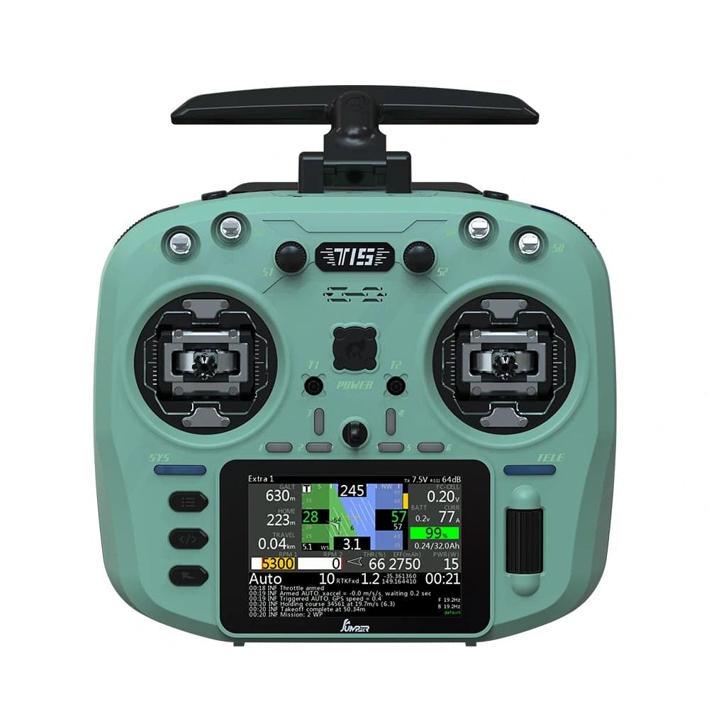 Jumper T15 ELRS 1W 2.4GHz VS-M HALL Sensor Gimbals 3.5" HD Touch Color Screen EdgeTX RC Transmitter - Choose Color for fpv drones 6
