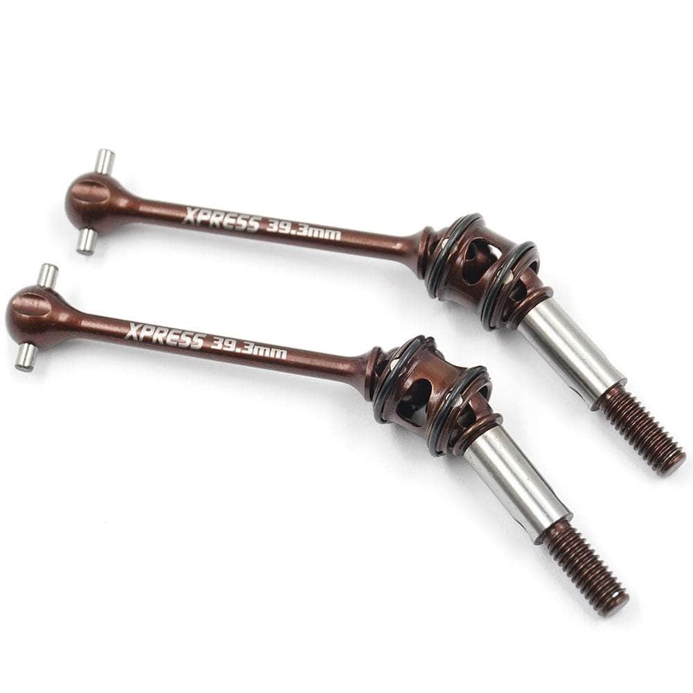 XP-10334, 39mm Spring Steel Double Joint Universal Shaft 2pcs for fpv drones