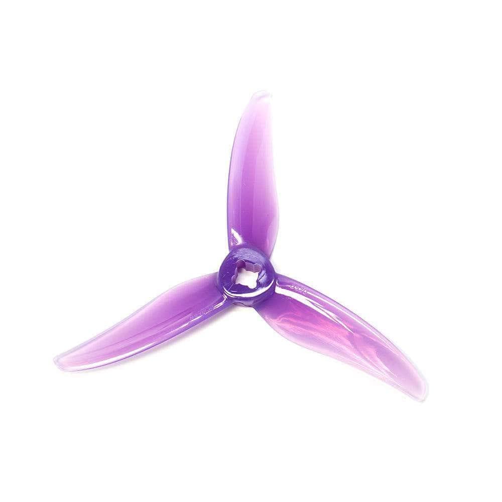 Gemfan Hurricane 3520-3 / 3.5" Tri-Blade FPV Drone Props for 5mm / 1.5mm Shaft T-Mounted w/ Adapter (4 Pack) - Choose Color for fpv drones 16