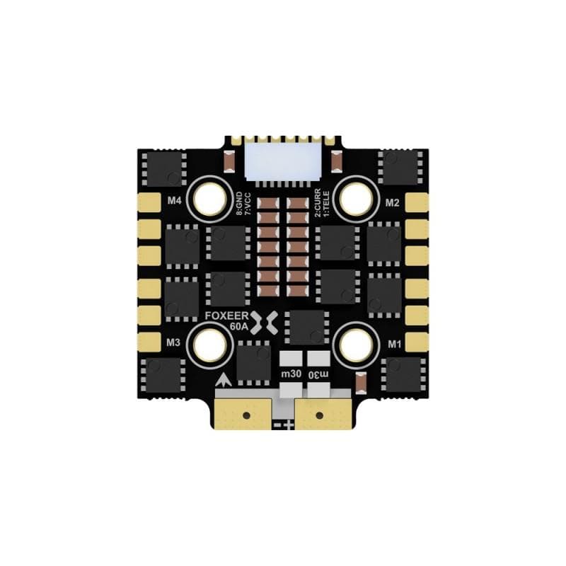 Foxeer Reaper F4 Mini AM32 128K 32Bit 60A 3-8S 9-40V 4in1 ESC - 20x20mm for fpv drones 1