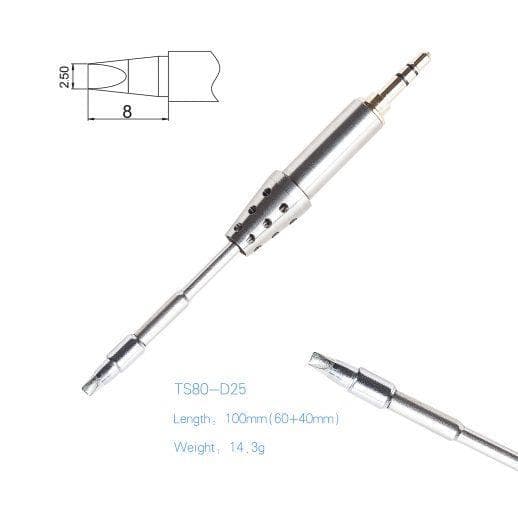 D25 Soldering Tip Replacement (Compatible with TS80/TS80P/TS1C) for fpv drones 3