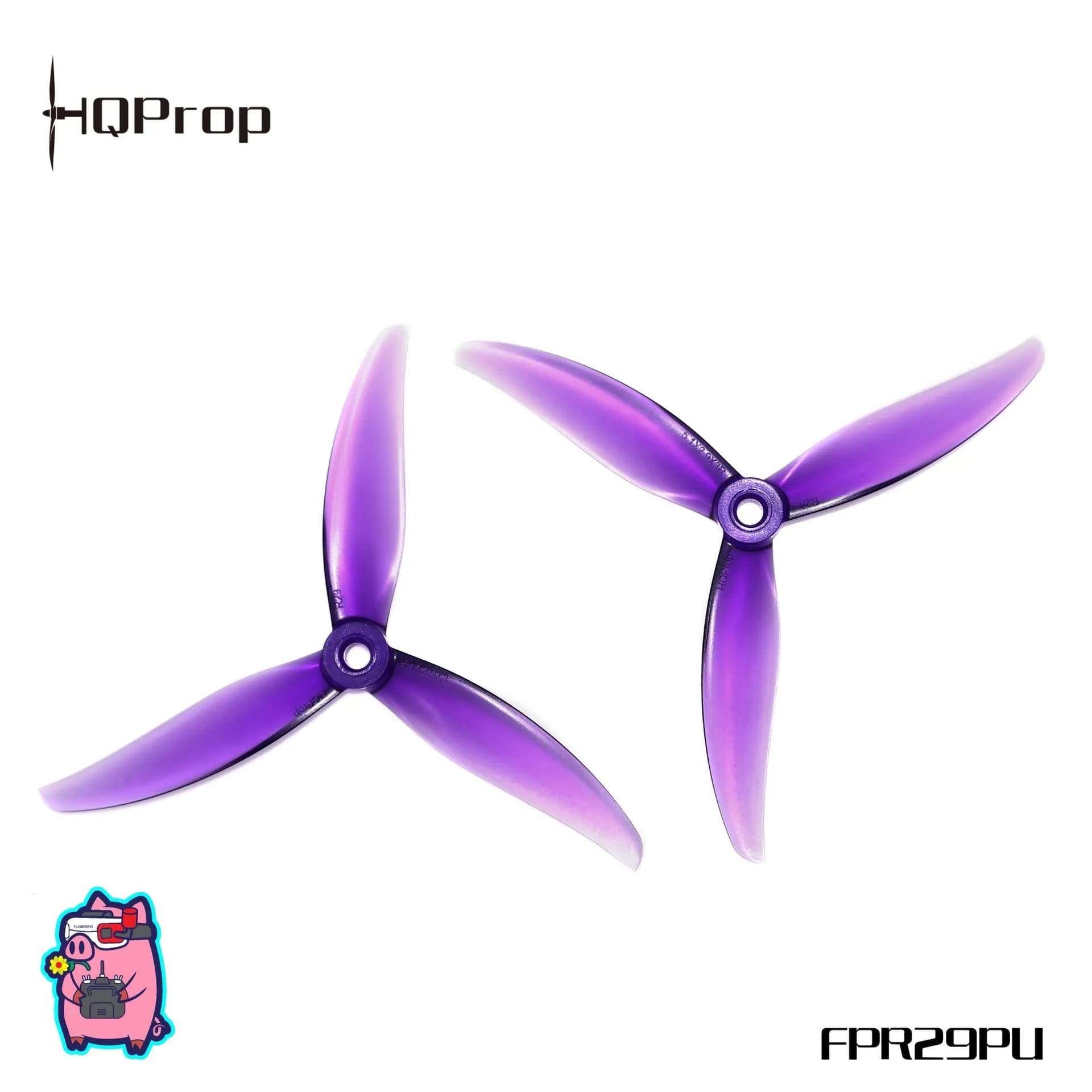 HQProp FlowerPig (8CW+8CCW)-Poly Carbonate for fpv drones 2