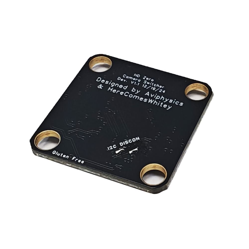 HDZero Camera Switcher 2 allows to connect Two cameras to a single VTX for fpv drones 1