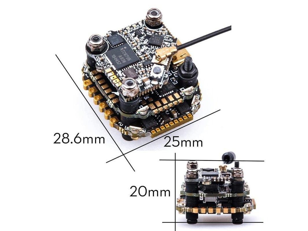 Flywoo Goku F745 Nano 35A 16*16 Stack (F745 FC / 35A 4-in-1 ESC / 450mW VTX) for fpv drones 2