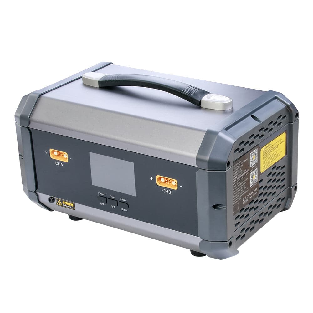 TATTU 7200W Dual Smart Charger 120A/9000W for 12S-14S Smart Batteries for fpv drones 2
