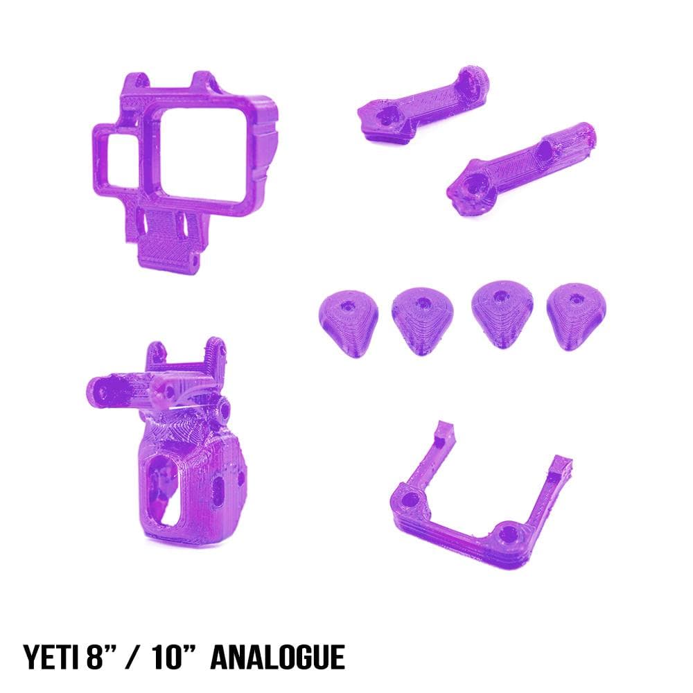 Rebel Yeti Analog 8" / 10" TPU 3D Prints Kit [Part 2 of 2] for fpv drones