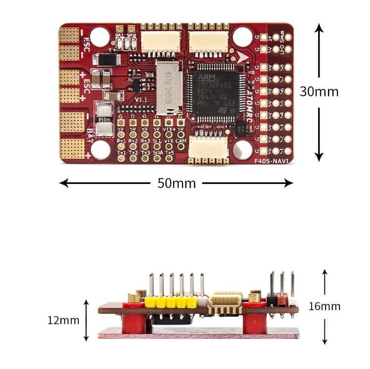 AtomRC F405 Navi Fixed Wing Flight Controller for fpv drones 10