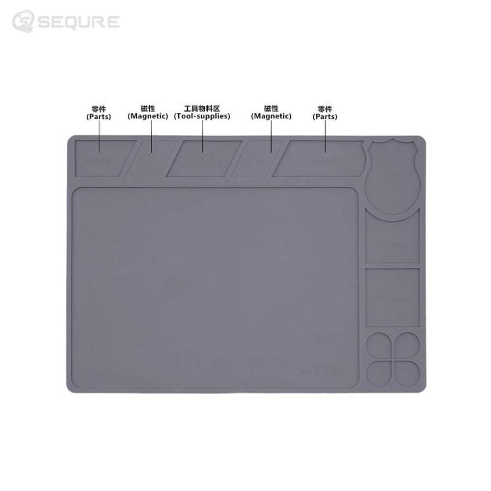 Anti-statische Magnetische Siliconen Werk Mat - 350 x 250 x 5 mm for fpv drones 2