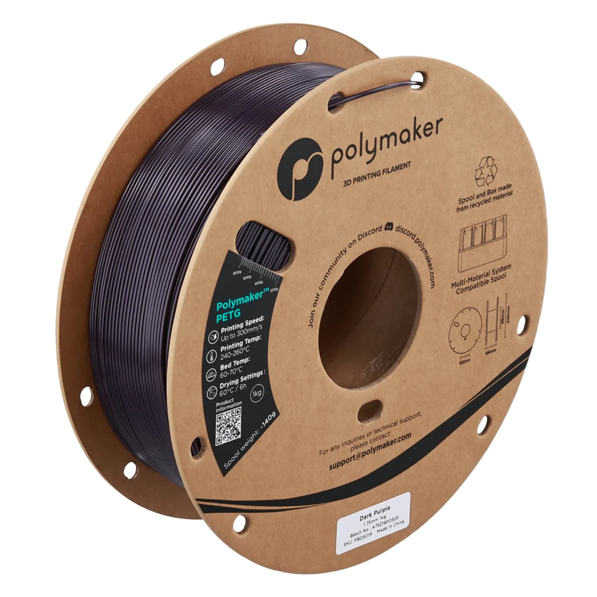 Polymaker PETG High Speed 1.75mm Filament 1kg for fpv drones 2