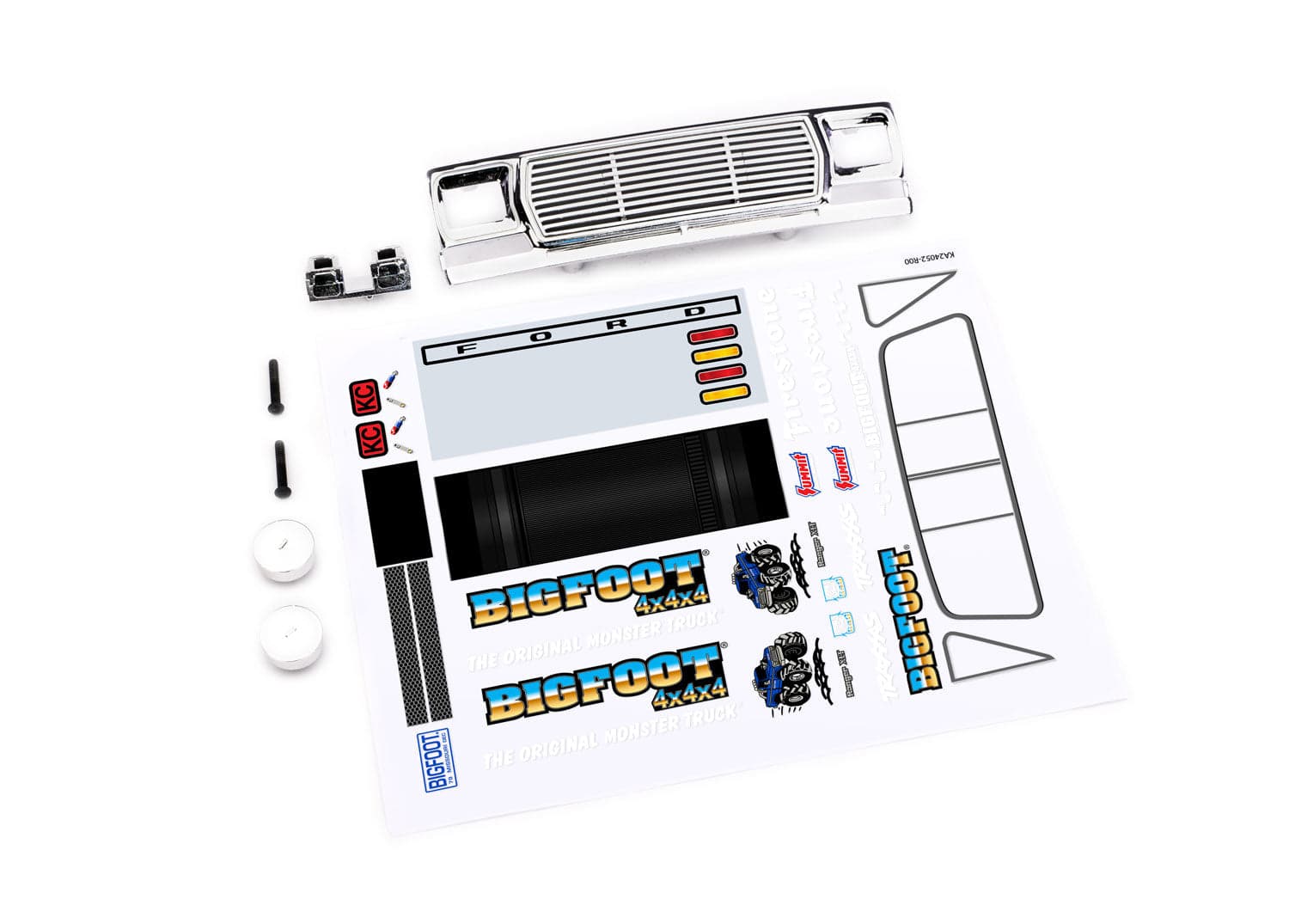 Traxxas 9844X TRX-4MT BIGFOOT No. 1 Body Kit for fpv drones