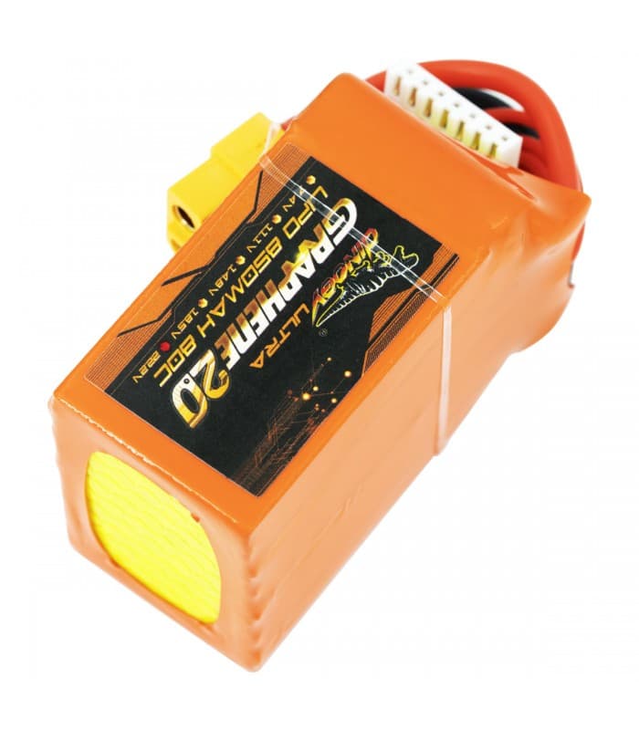 6S-850mAh-80C - Dinogy Ultra Graphene - LiPo Battery for fpv drones 1