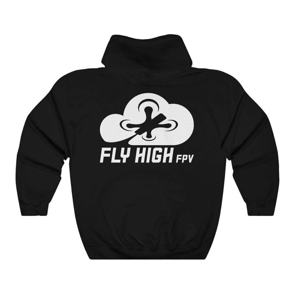 Build Clean Fly Dirty Hoodie (Tango2 approved) - White Logo for fpv drones 2