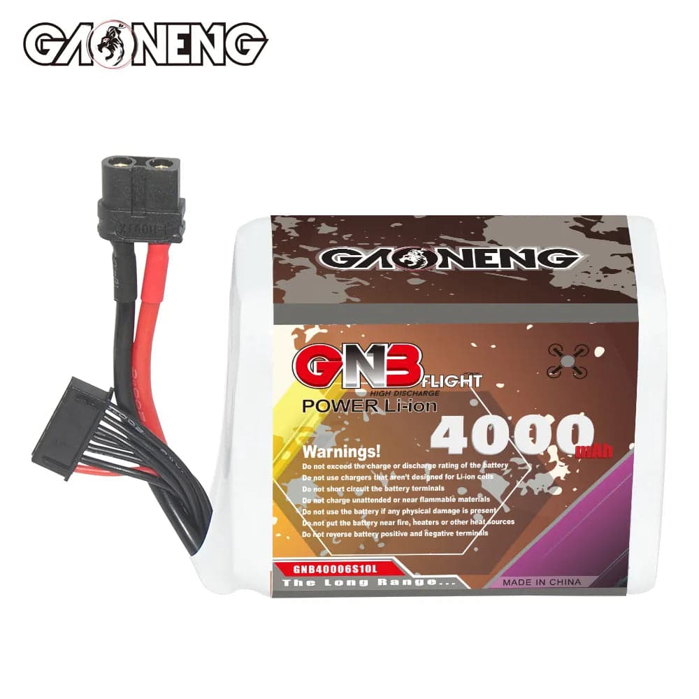 GAONENG GNB 6S 22.2V 4000mAh 10C XT60 Li-ion Battery made with Li-ion Lithium Ion 21700 [DG] for fpv drones 4
