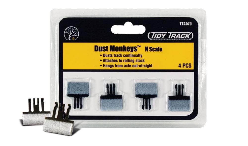 Woodland Scenics TT4570 N Tidy Track Dust Monkeys for fpv drones