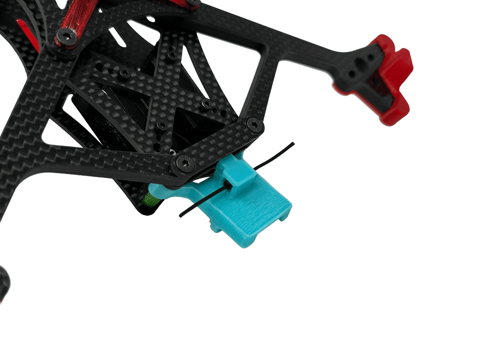HGLRC M80 GPS Module Standoff Mount w/ ELRS EP1 (3D Print Only) (4mm Standoffs) for fpv drones 1