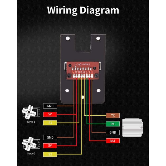 AtomRC Headtracking 2D Gimbal for Headtracking for fpv drones 7