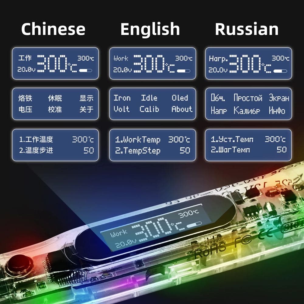 Sequre SI012 Pro Max Mini Soldering Iron w/ T12-BC2 Tip supports PD/QC/3S-6S Battery Power Supply for fpv drones 6