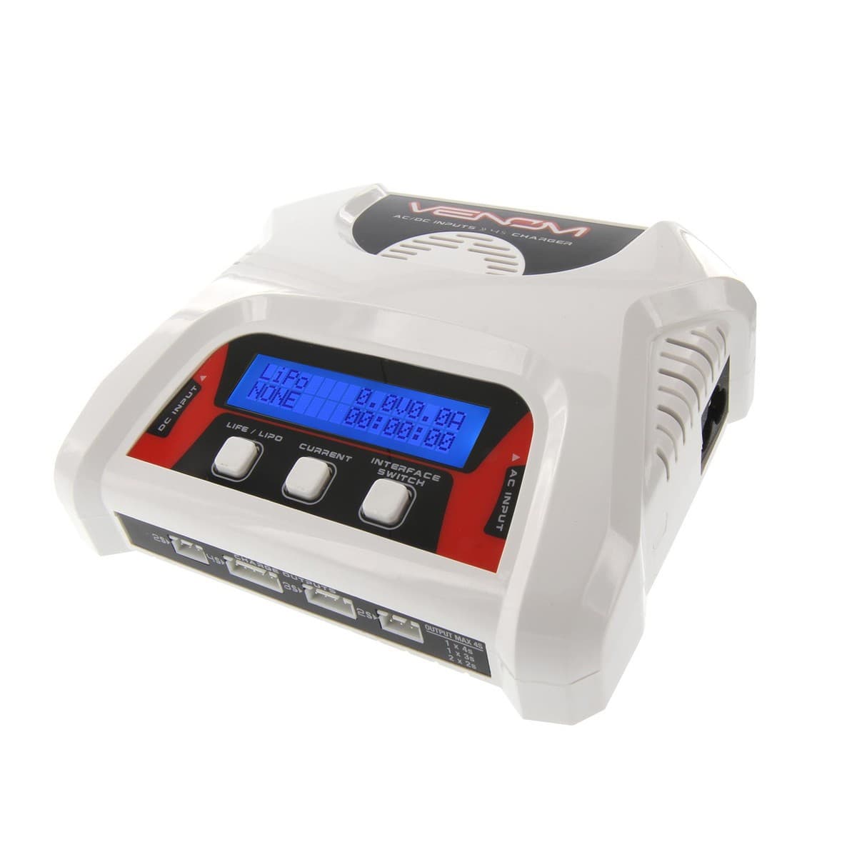 VENOM 2-4 CELL AC/DC LIPO BATTERY BALANCE CHARGER for fpv drones