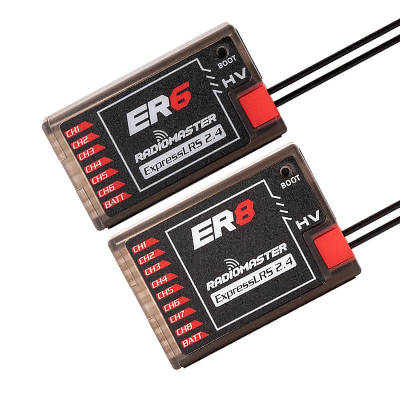 RadioMaster ER6 2.4GHz 6Ch ELRS PWM Receiver for fpv drones