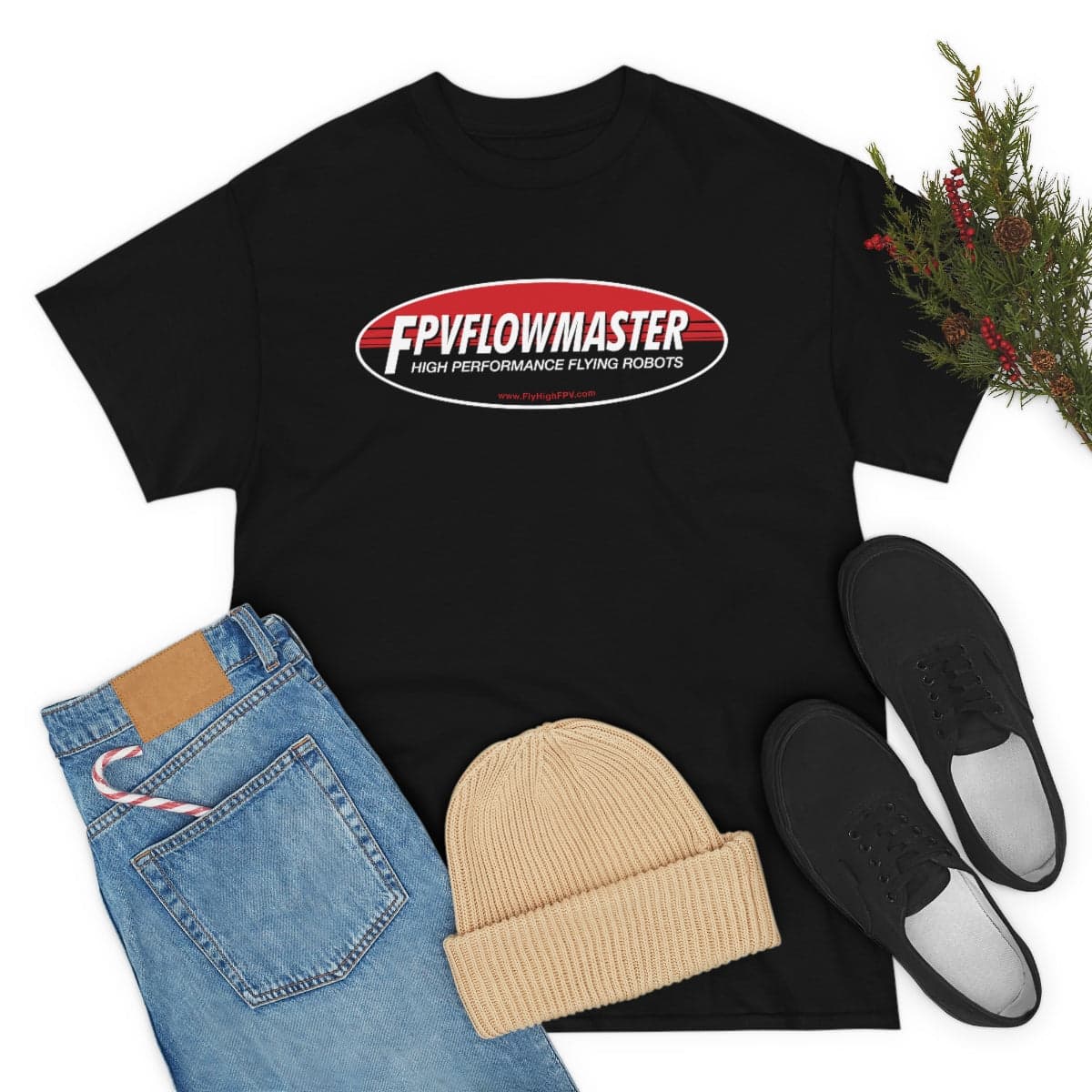 FPV Flow Master - Red Logo - T-Shirt for fpv drones 162