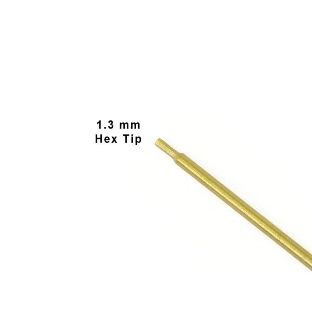 Pyrodrone 1.3mm Titanium Nitride Coated Replacement Tip for Hex Driver for fpv drones
