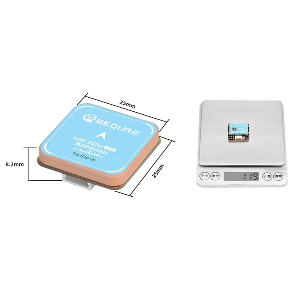 Sequre M10-252Q GPS Module Small Size Fast Positioning BF INAV Ardupilot Fixed-wing Drone for fpv drones 2