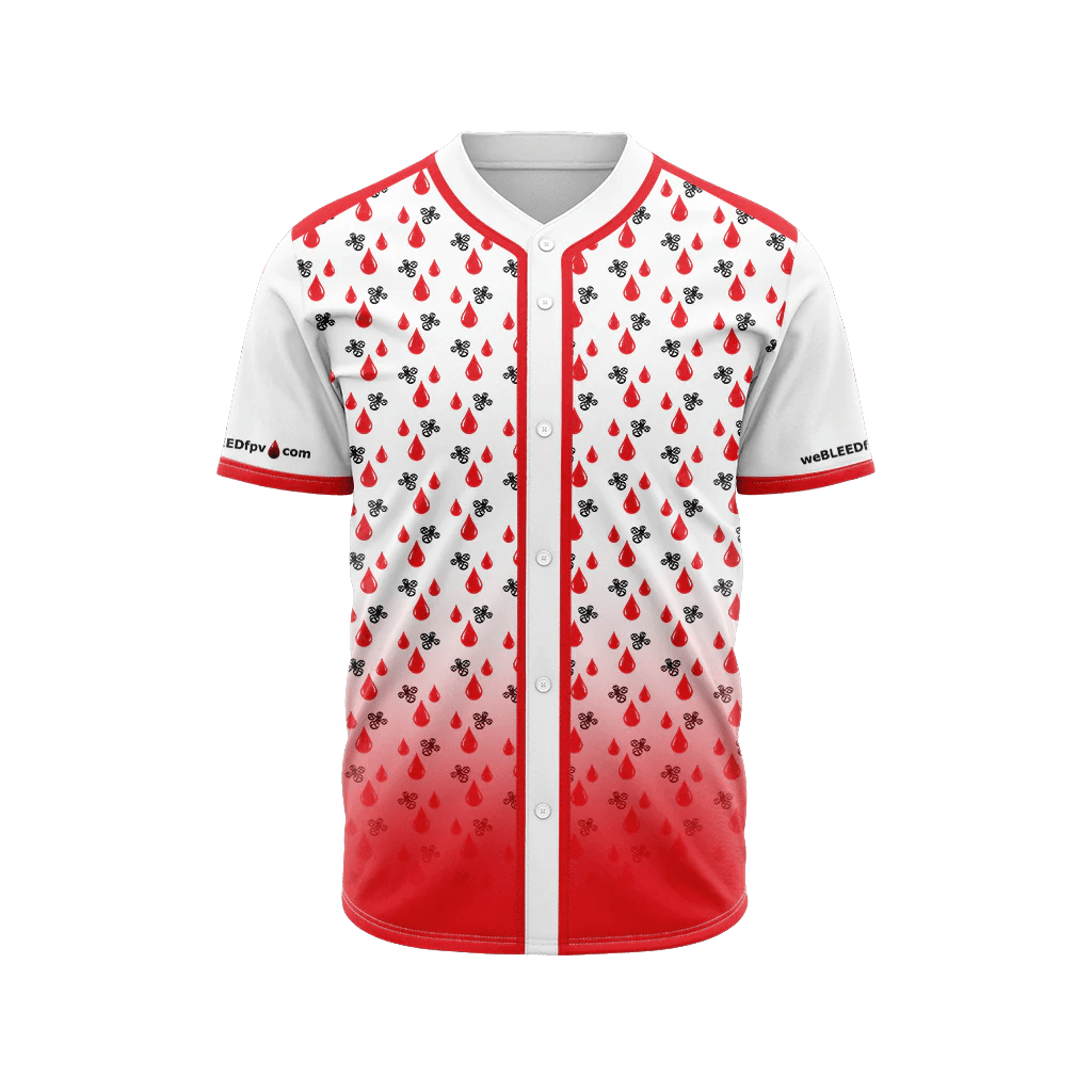 weBLEEDfpv Team BASEBALL Jerseys for fpv drones 2