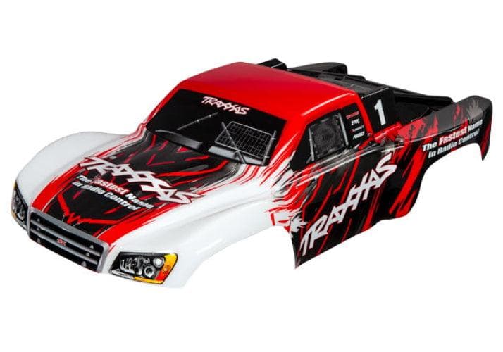 Traxxas 5824R Body Slash 4X4 Red (Painted Decals Applied) for fpv drones