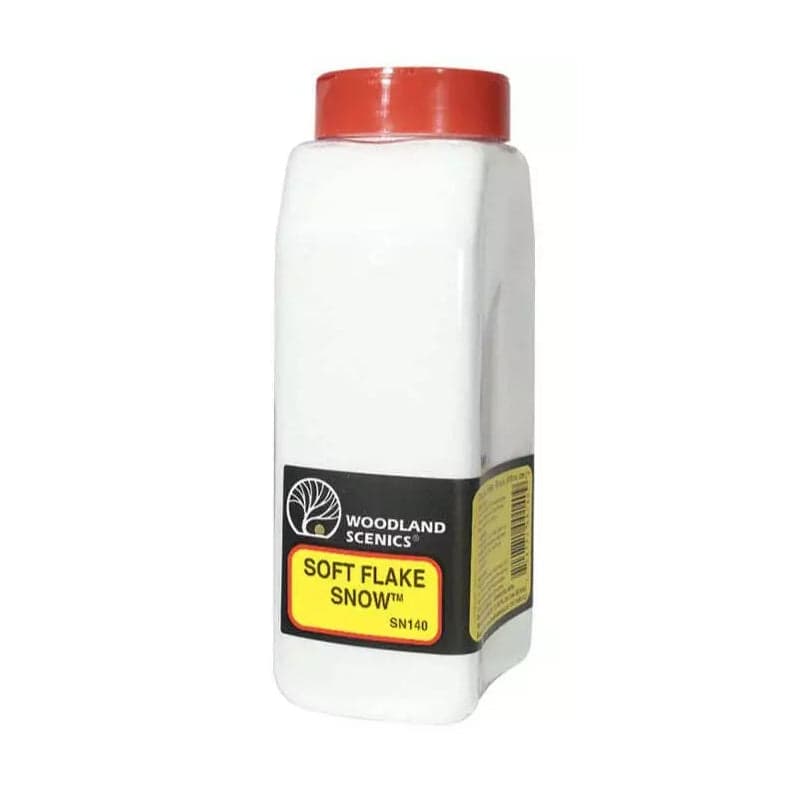 Woodland Scenics SN140 N/HO Soft Flake Snow 32 oz Train Scenery for fpv drones