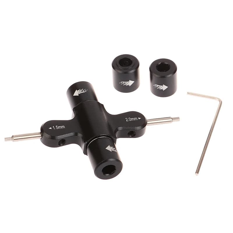M3 M5 Ratchet Wrench Screw Nut 1.5 2.0mm Hexagon Screwdriver Quick Release Propeller Motor Prop Tool for fpv drones 4