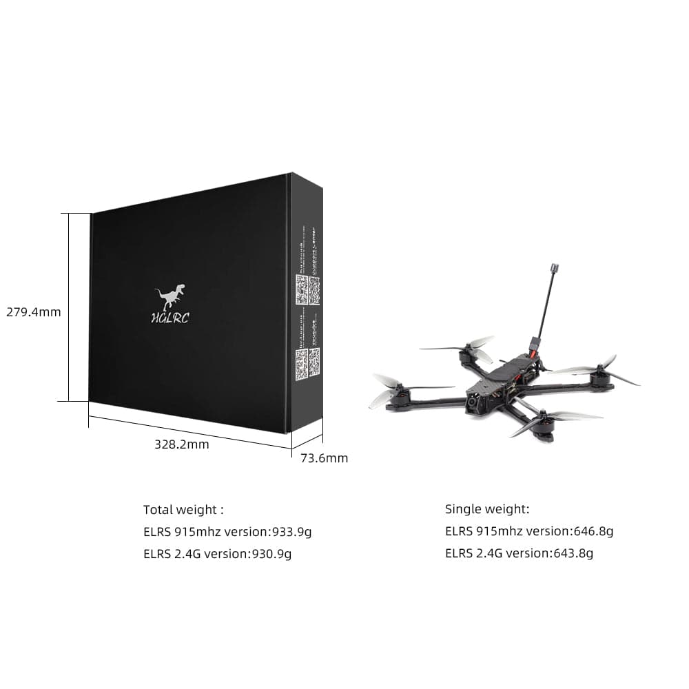 HGLRC MY7 2810 1350KV Motor 2.5W VTX FPV Drone for fpv drones 3