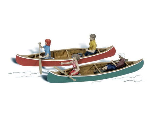 Woodland Scenics A2200 N Train Figures Canoers for fpv drones
