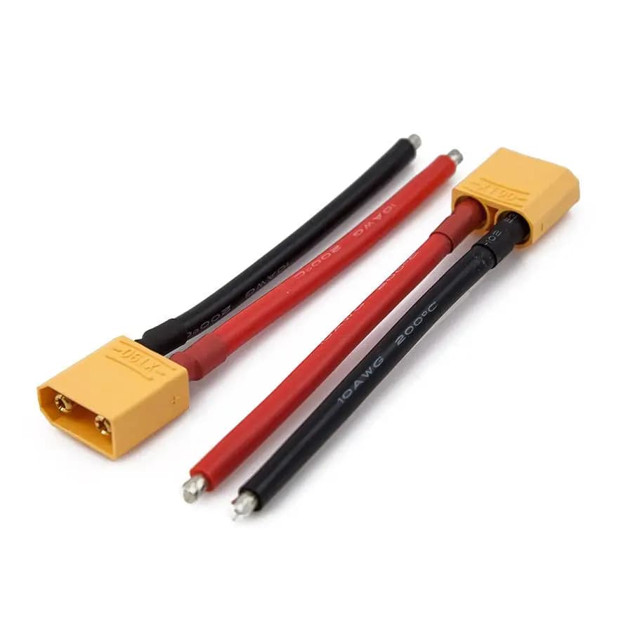 XT90 Lipo Pigtail Connection 10AWG (2pcs) for fpv drones 2
