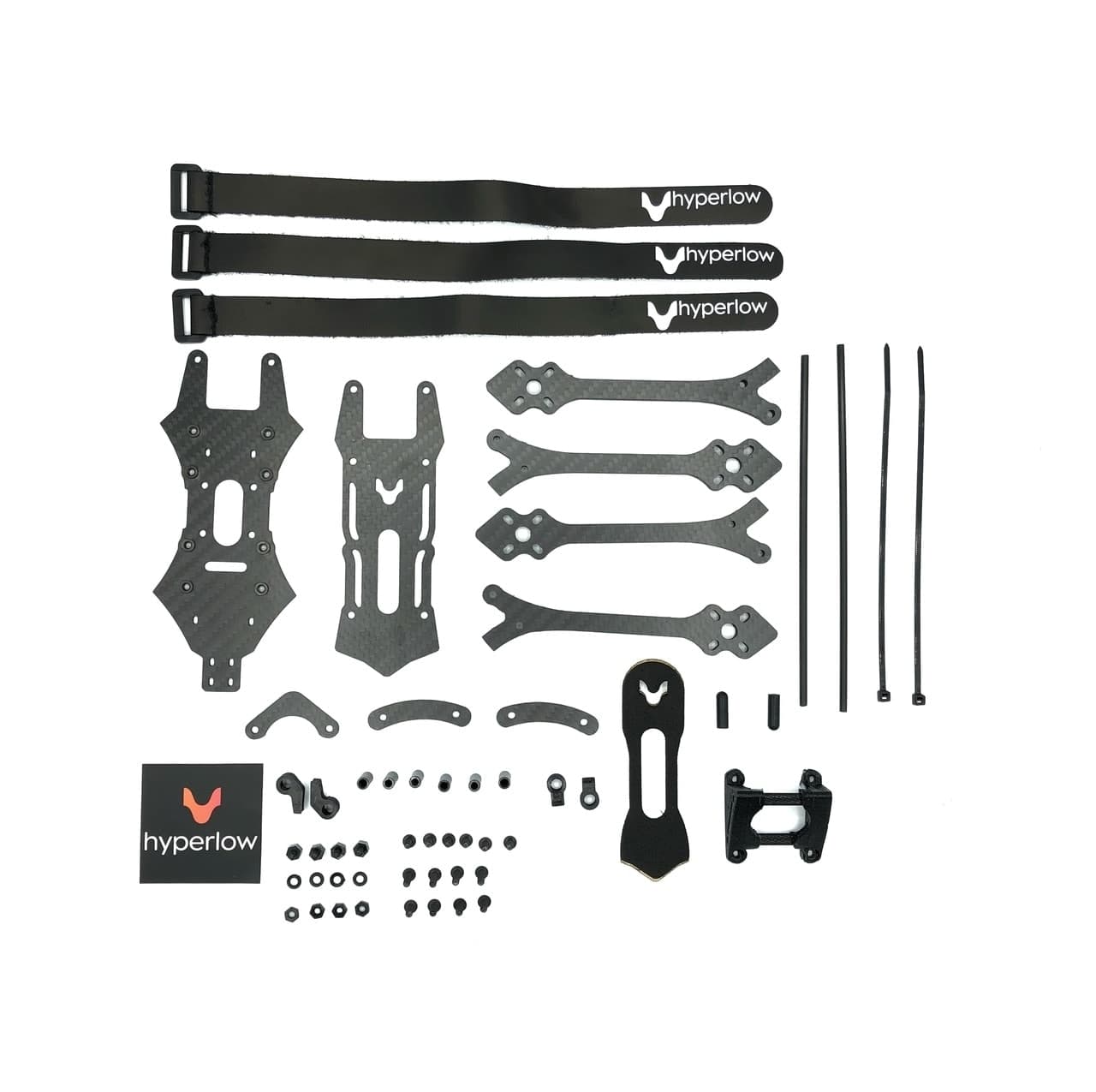 Hyperlow RS Quadcopter Frame (Racing and Freestyle in one) for fpv drones 6