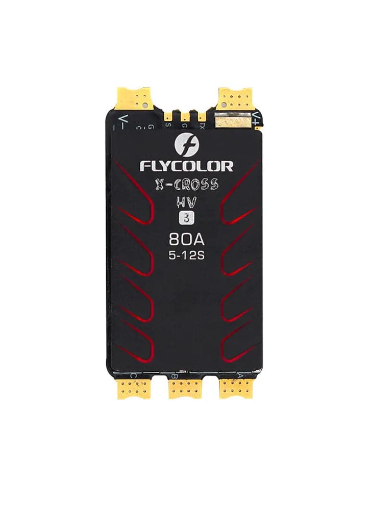 Flycolor X-Cross HV 5-12S BLHeli32 ESC for fpv drones 43
