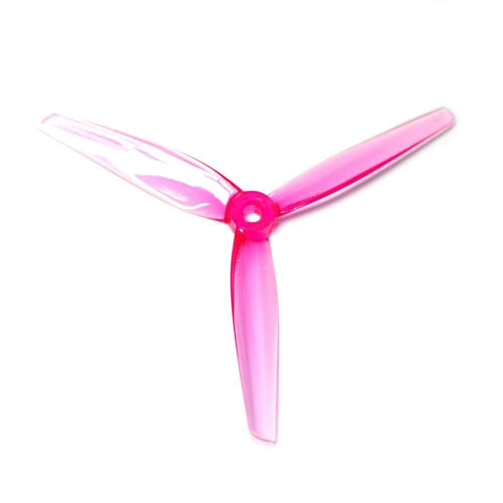 ETHiX x HQ Prop P3.5 Rad Berry 5135-3 / 5.1" Tri-Blade Bando/Freestyle FPV Drone Props (4 Pack) - Yellow+Pink for fpv drones 1